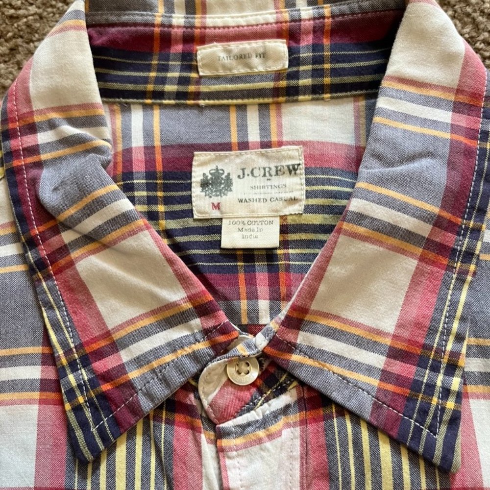 J Crew Men's Casual Dress Shirt Size M